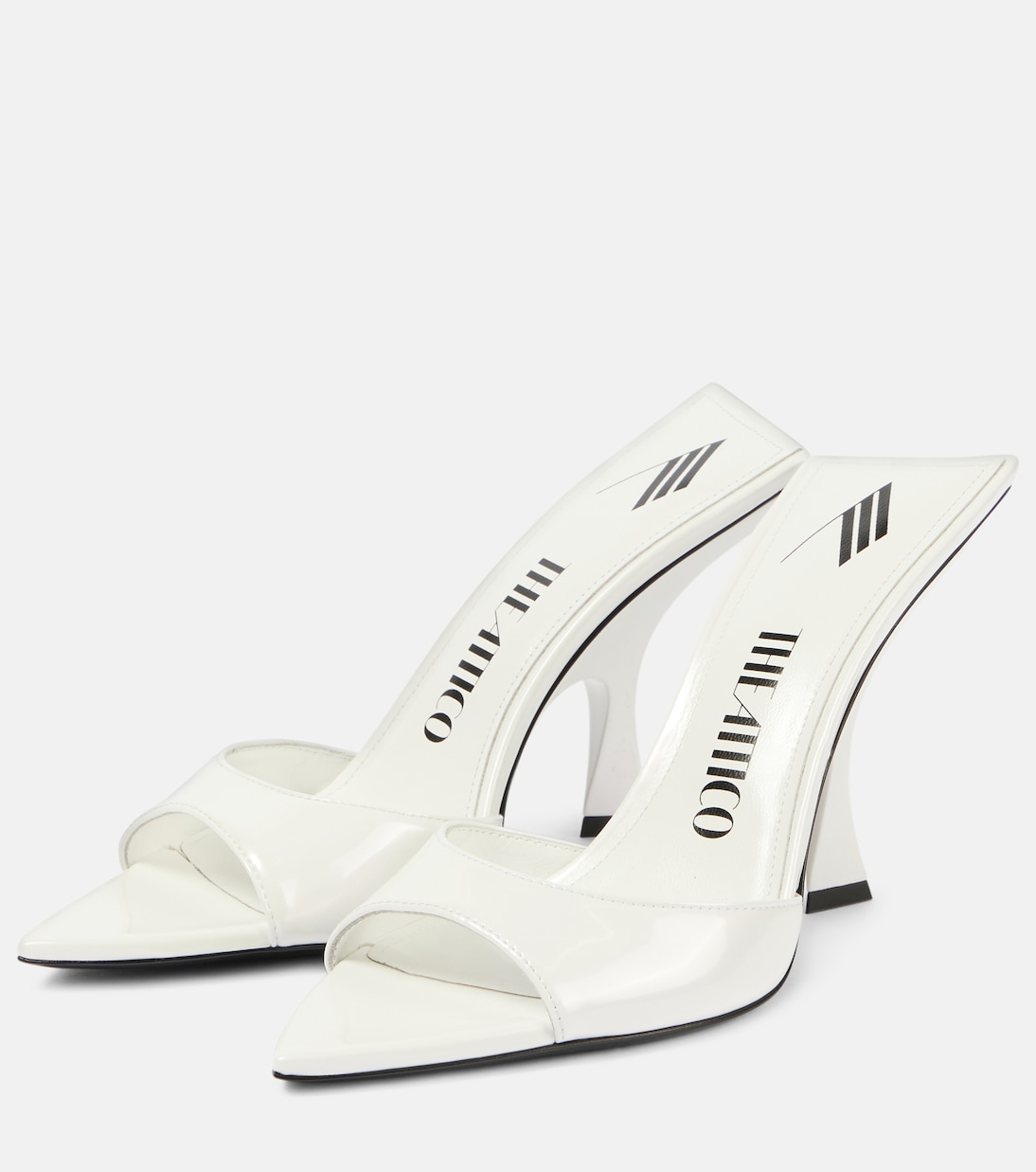 Mules Ester 95 de PU | The Attico