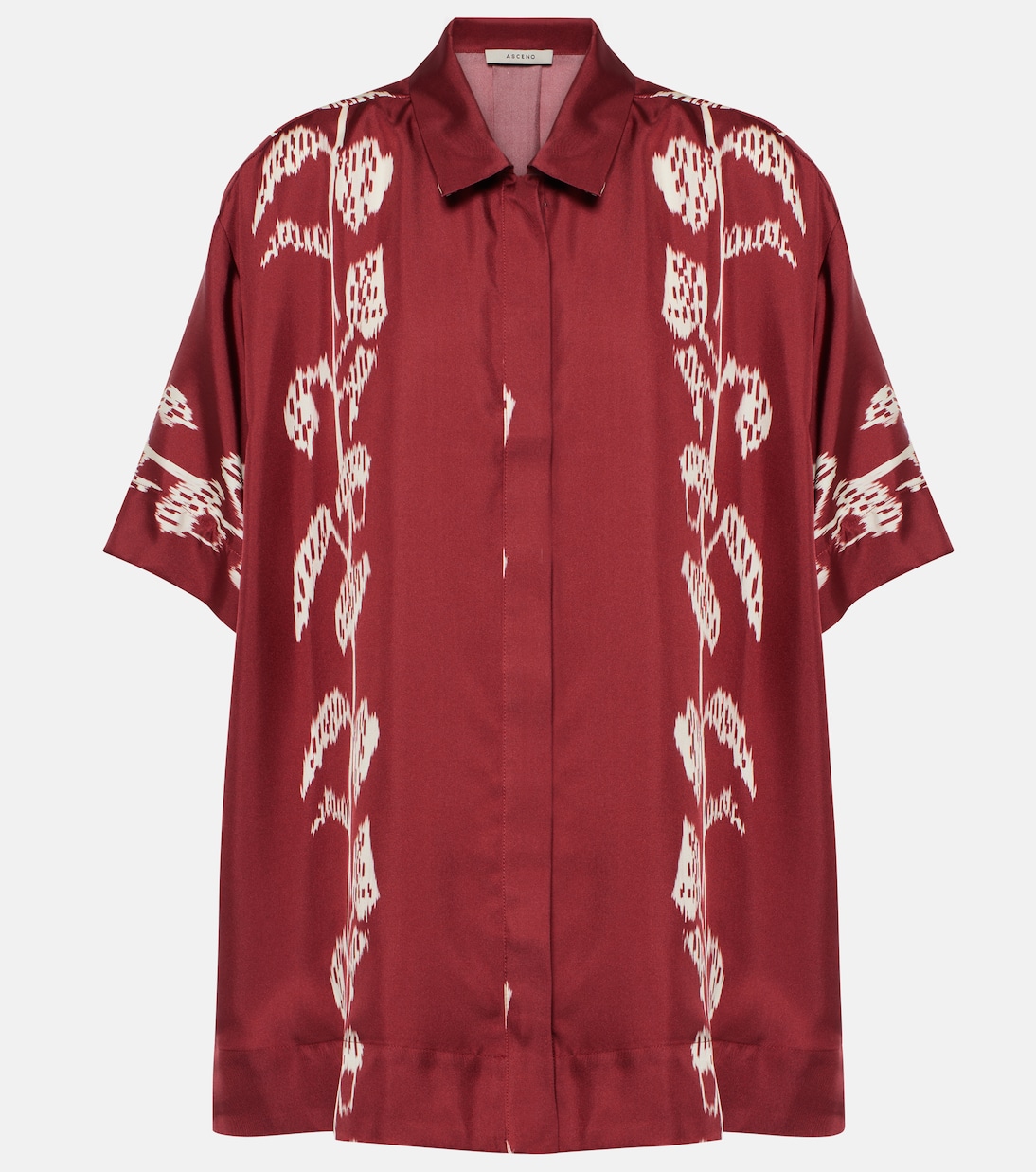 Camicia Montauk in twill di seta | Asceno