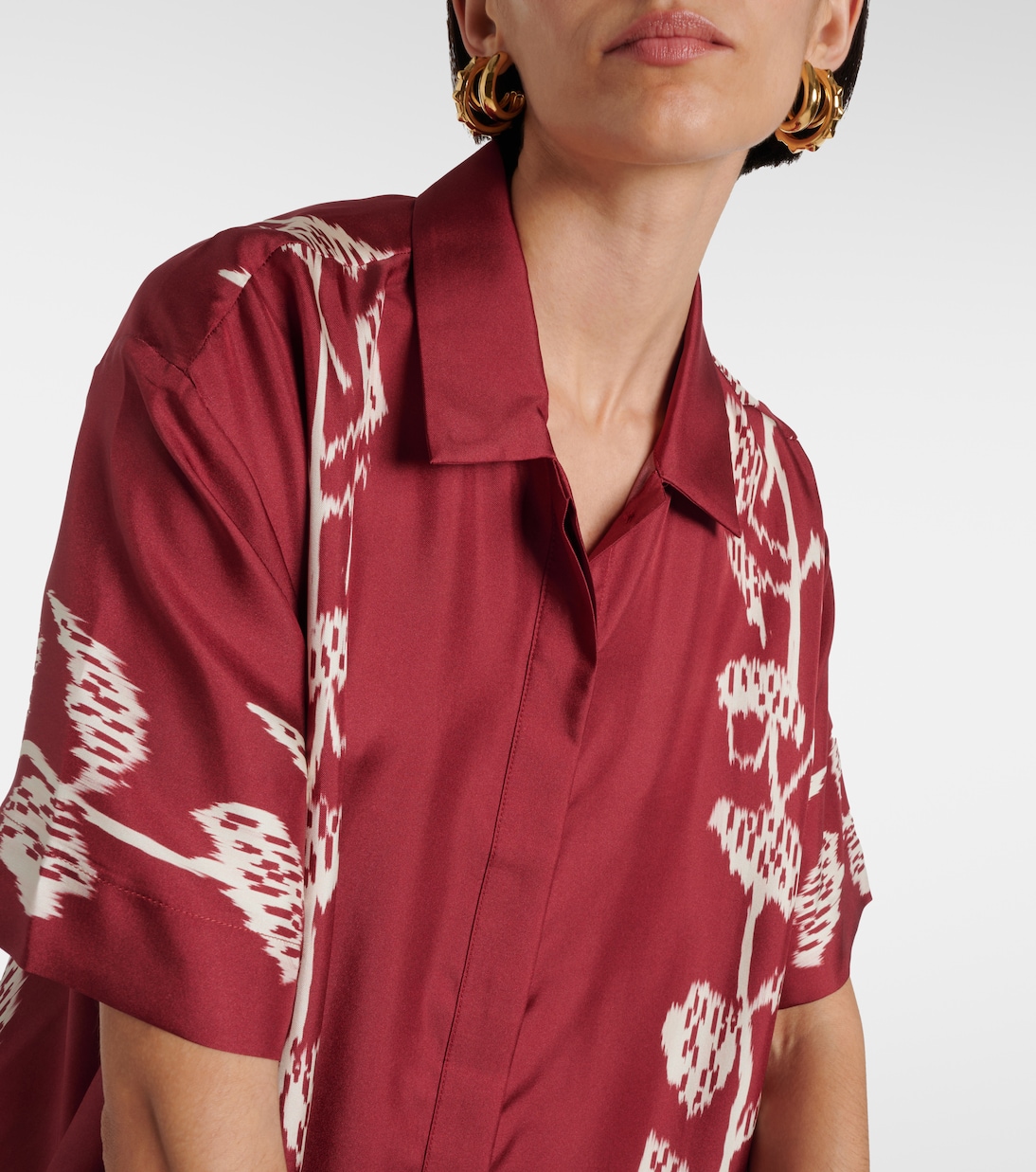 Camicia Montauk in twill di seta | Asceno