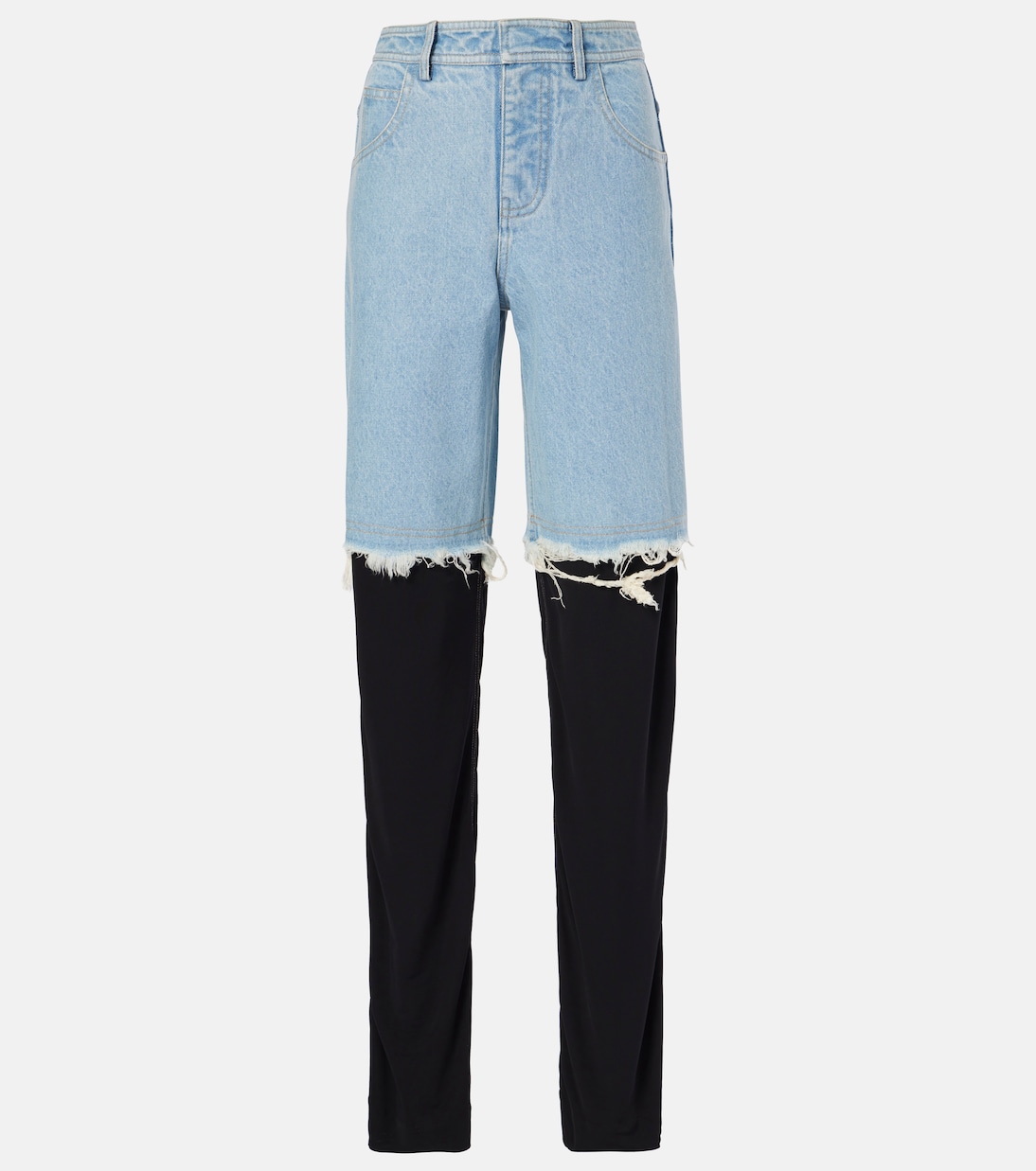 Jeans anchos deconstruidos | Christopher Esber