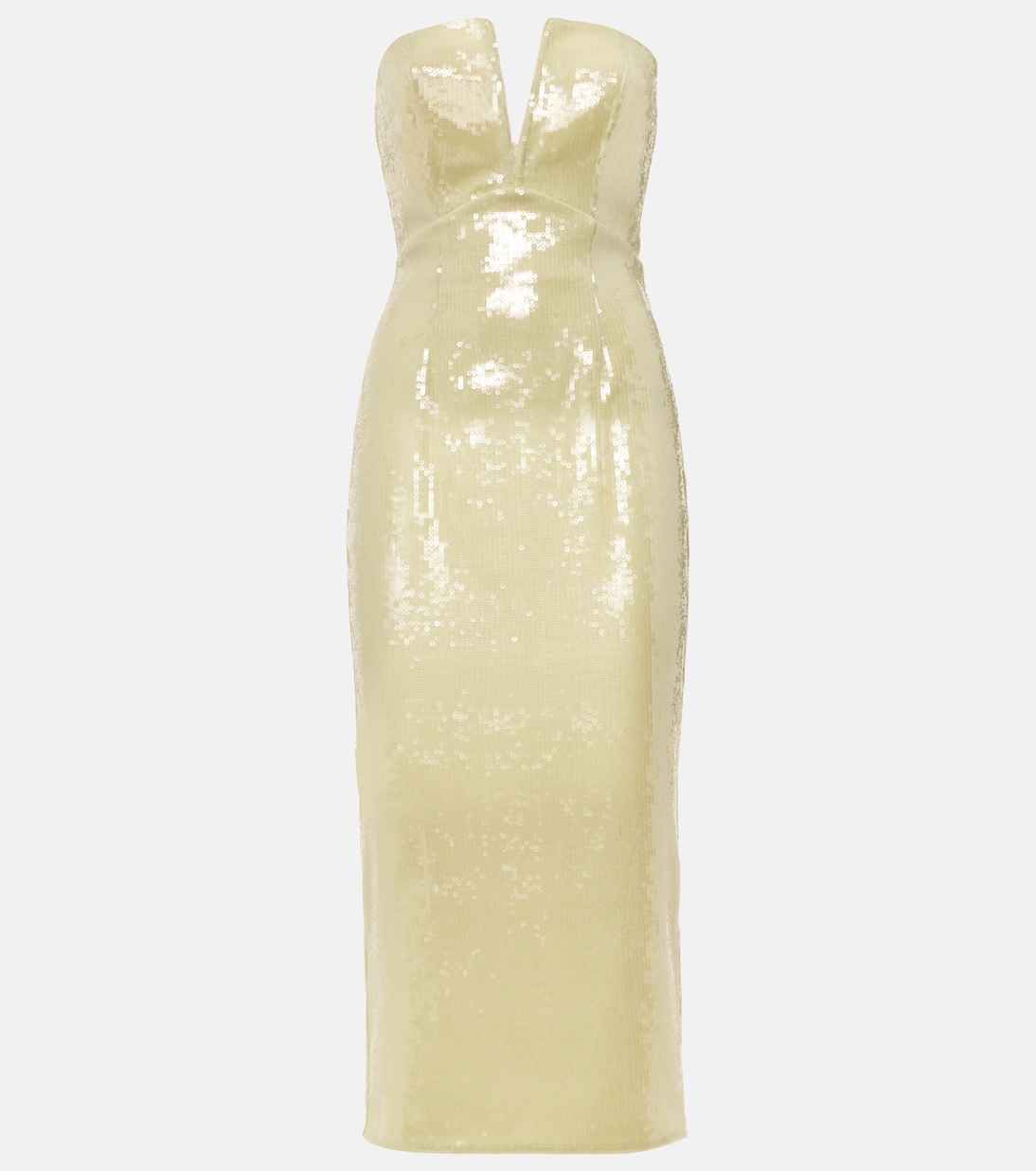 Sequined strapless corset dress | Roland Mouret