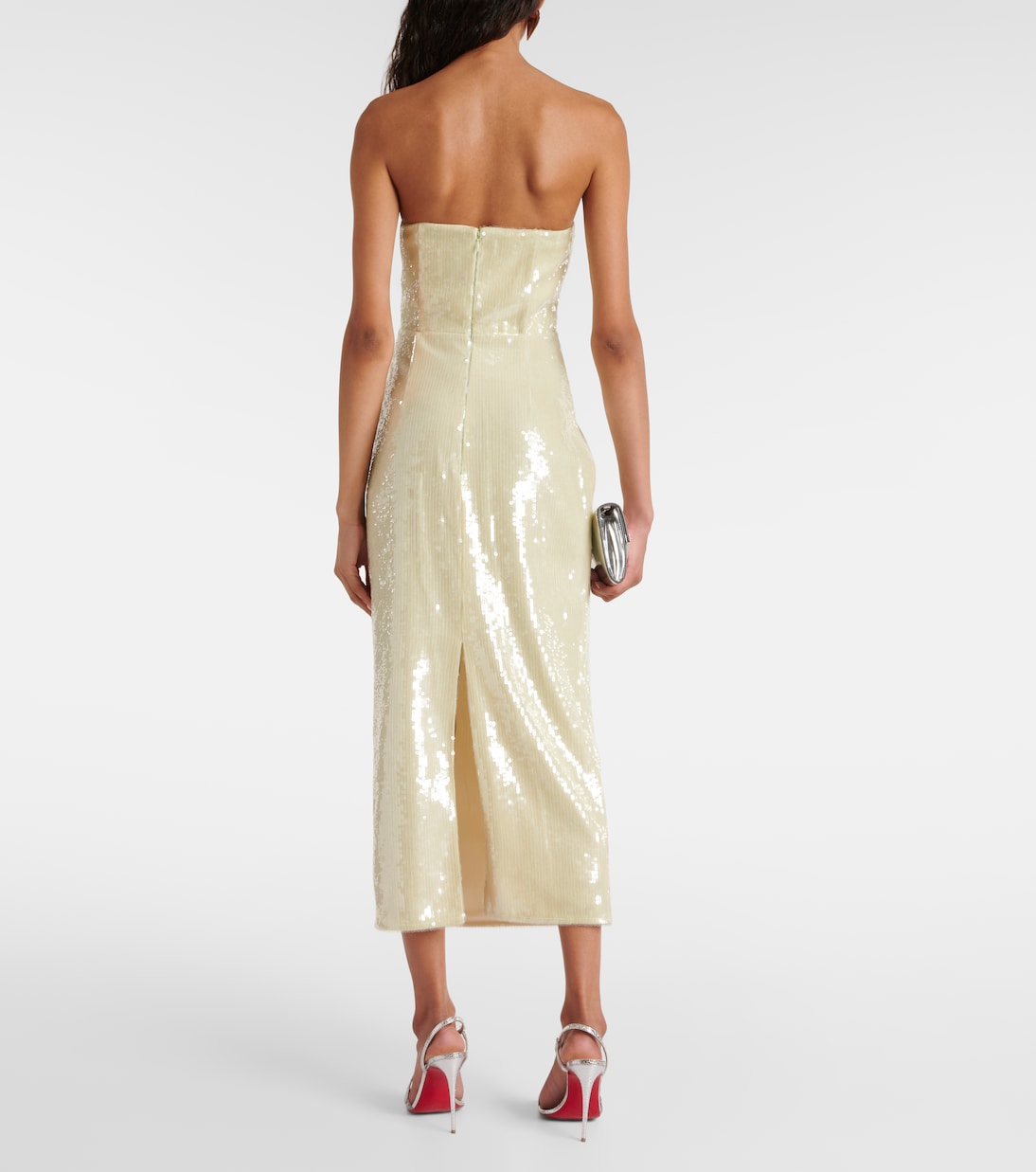 Sequined strapless corset dress | Roland Mouret
