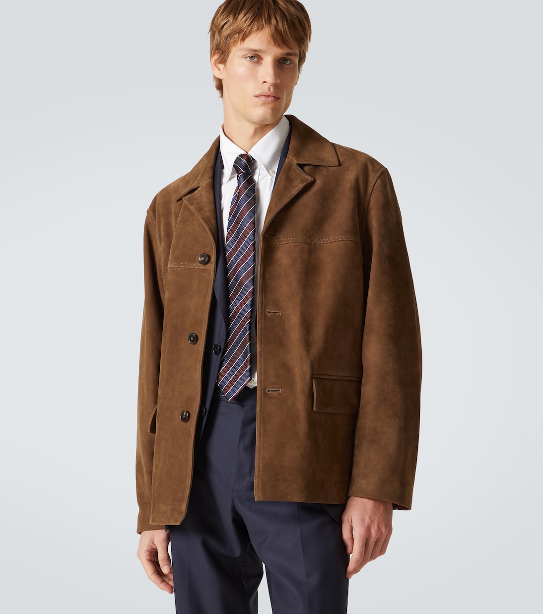 Cravatta in jacquard di seta a righe | Zegna
