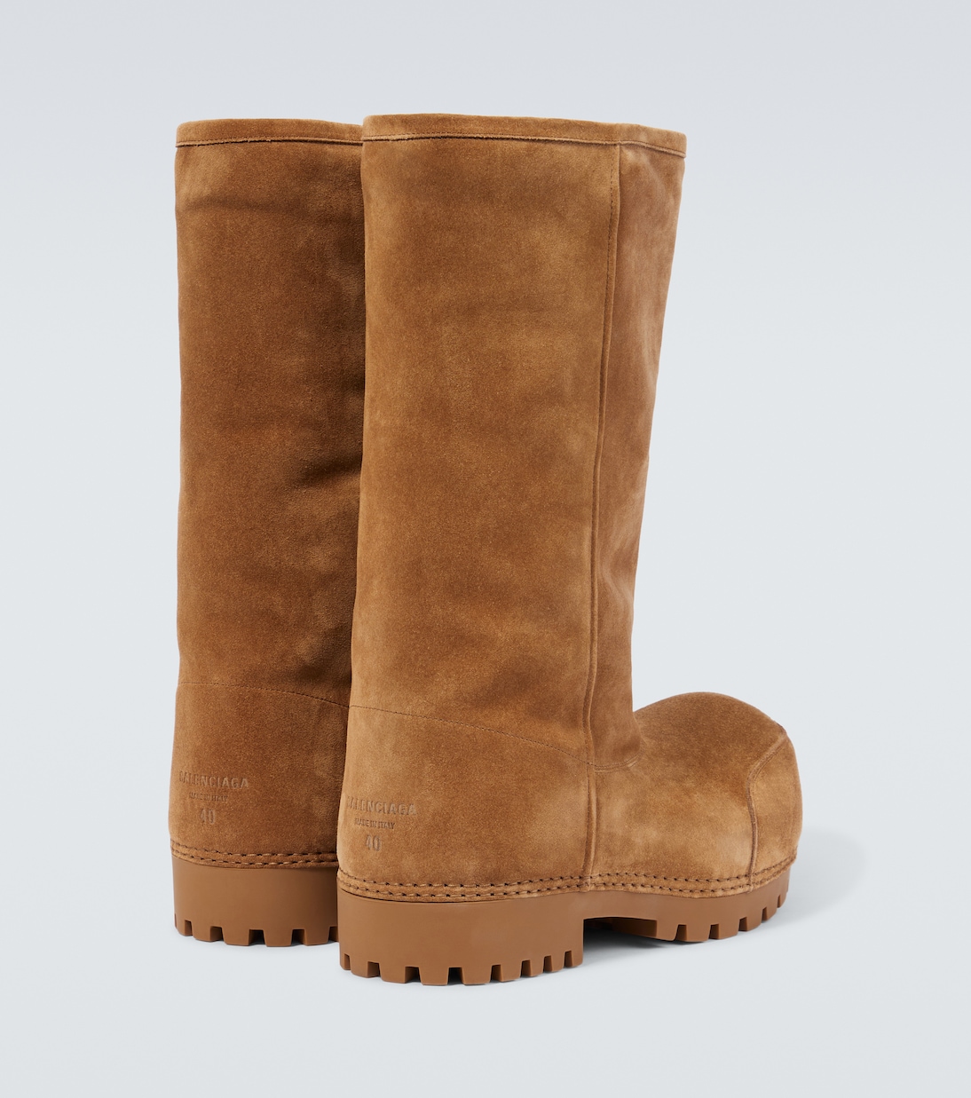 Stiefel Alaska High aus Veloursleder | Balenciaga