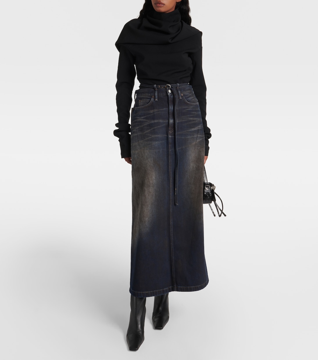 Jupe longue Talia en jean | Acne Studios