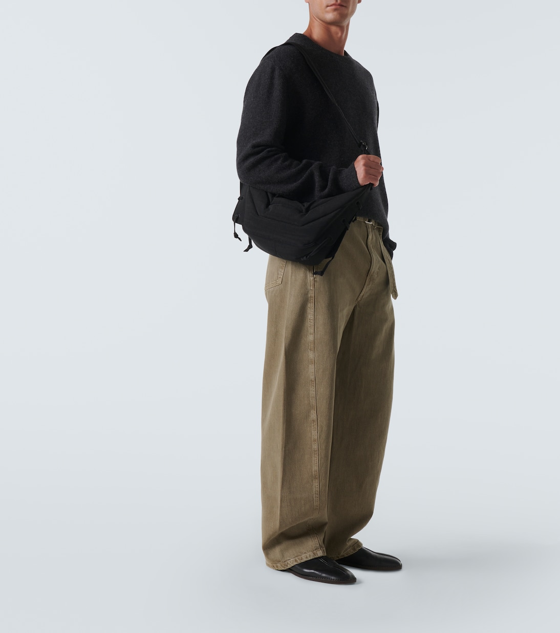 Soft Game Small canvas shoulder bag | Lemaire