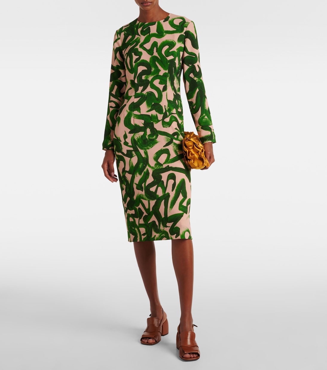 Robe midi imprimée | Dries Van Noten