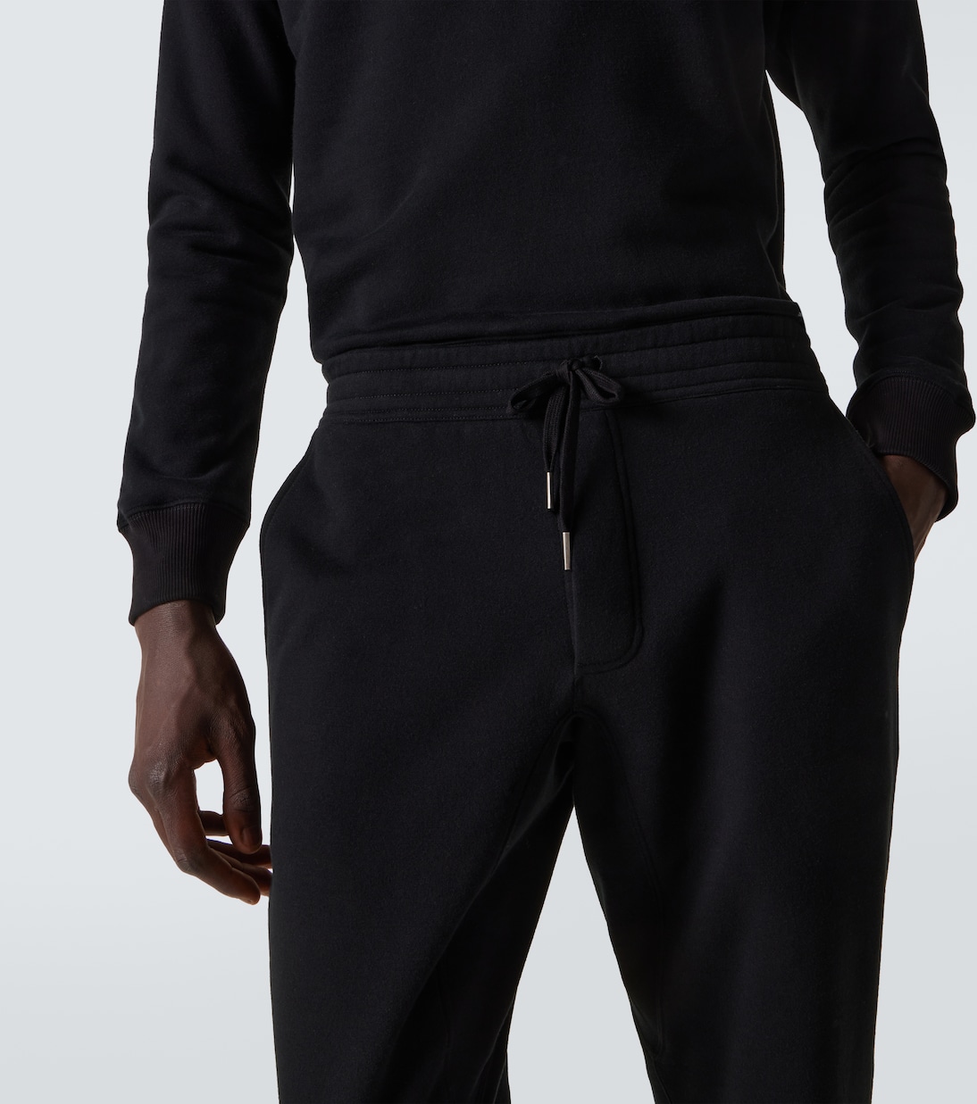 Cotton-blend jersey sweatpants | Tom Ford