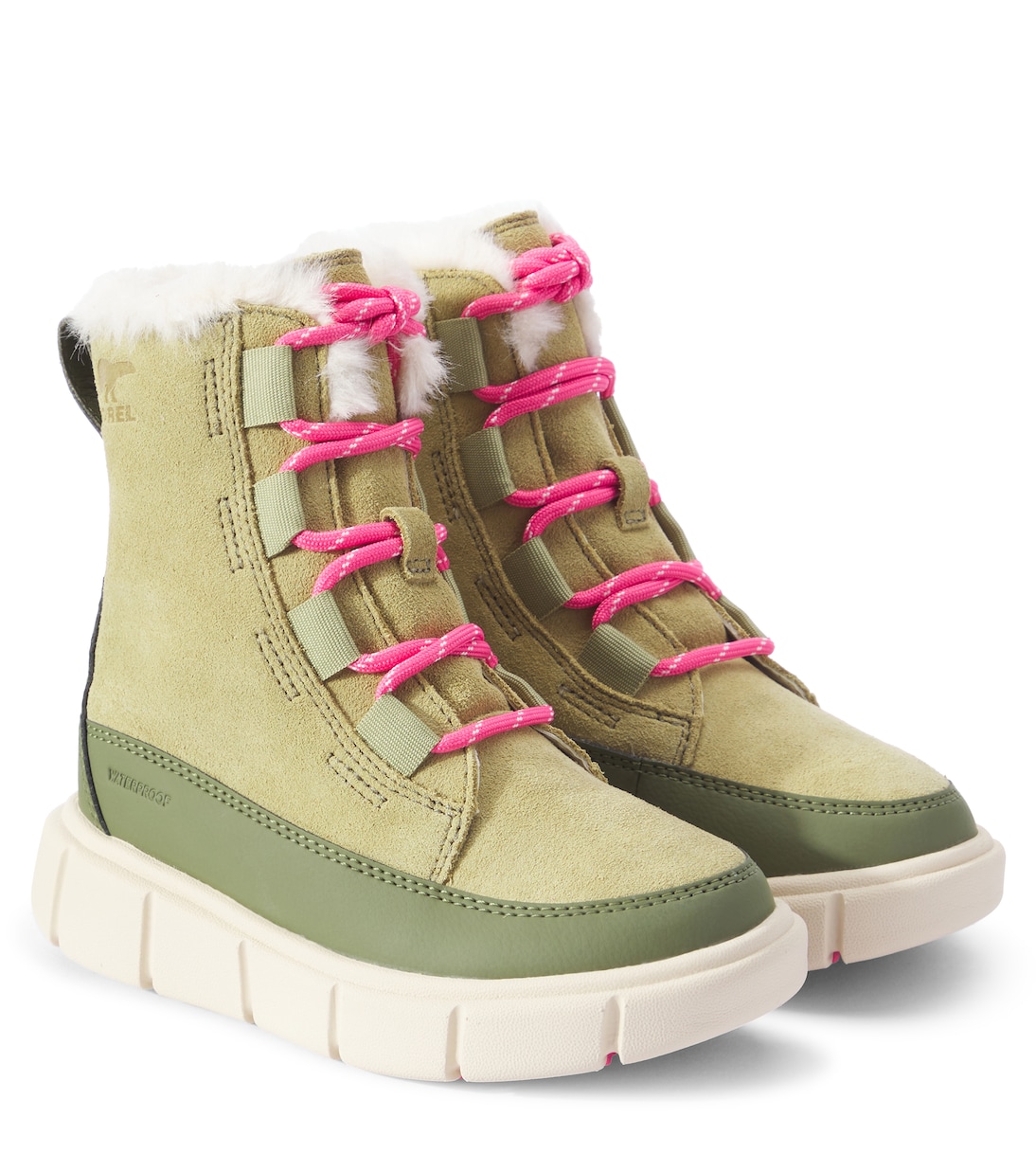 Explorer III Lace suede snow boots | Sorel Kids
