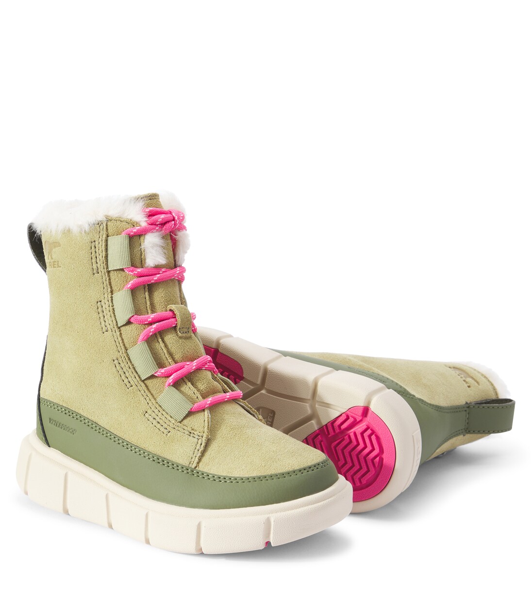 Explorer III Lace suede snow boots | Sorel Kids