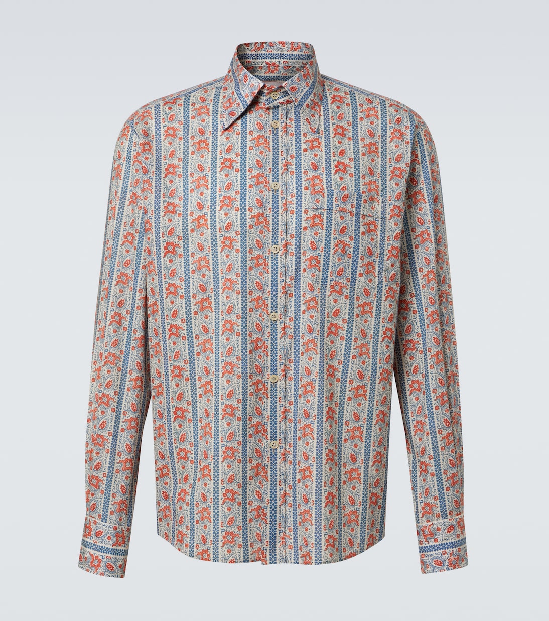Camicia in cotone con stampa | Valentino