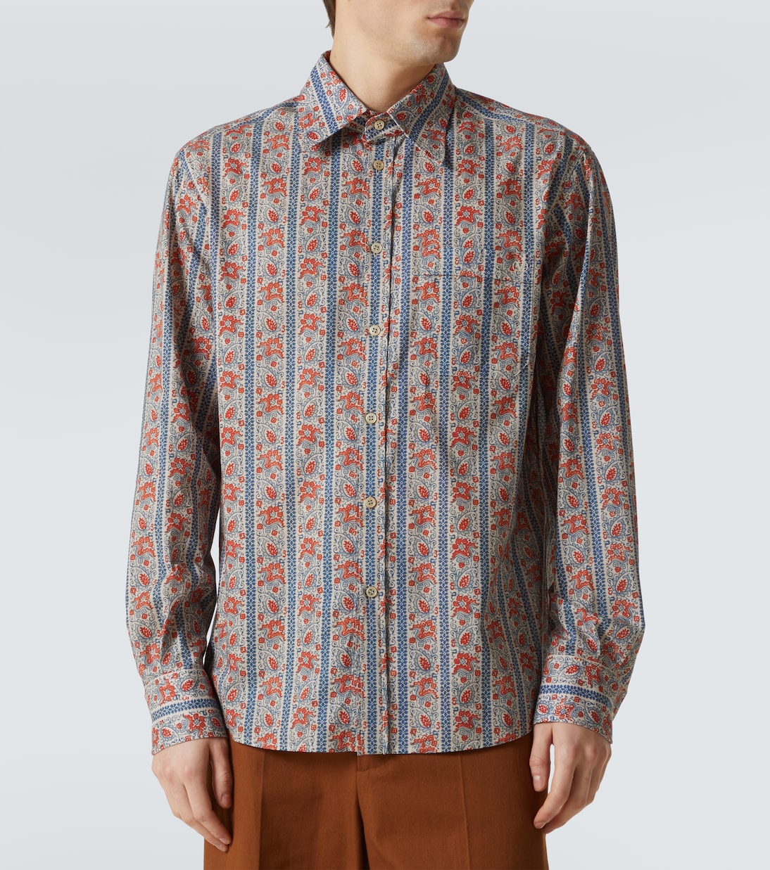 Camicia in cotone con stampa | Valentino