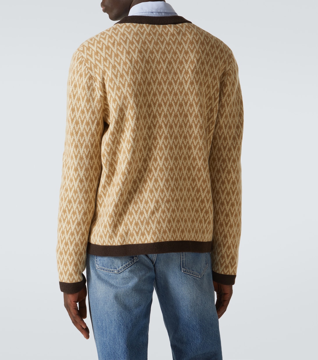Cardigan Toute La V en laine vierge | Valentino