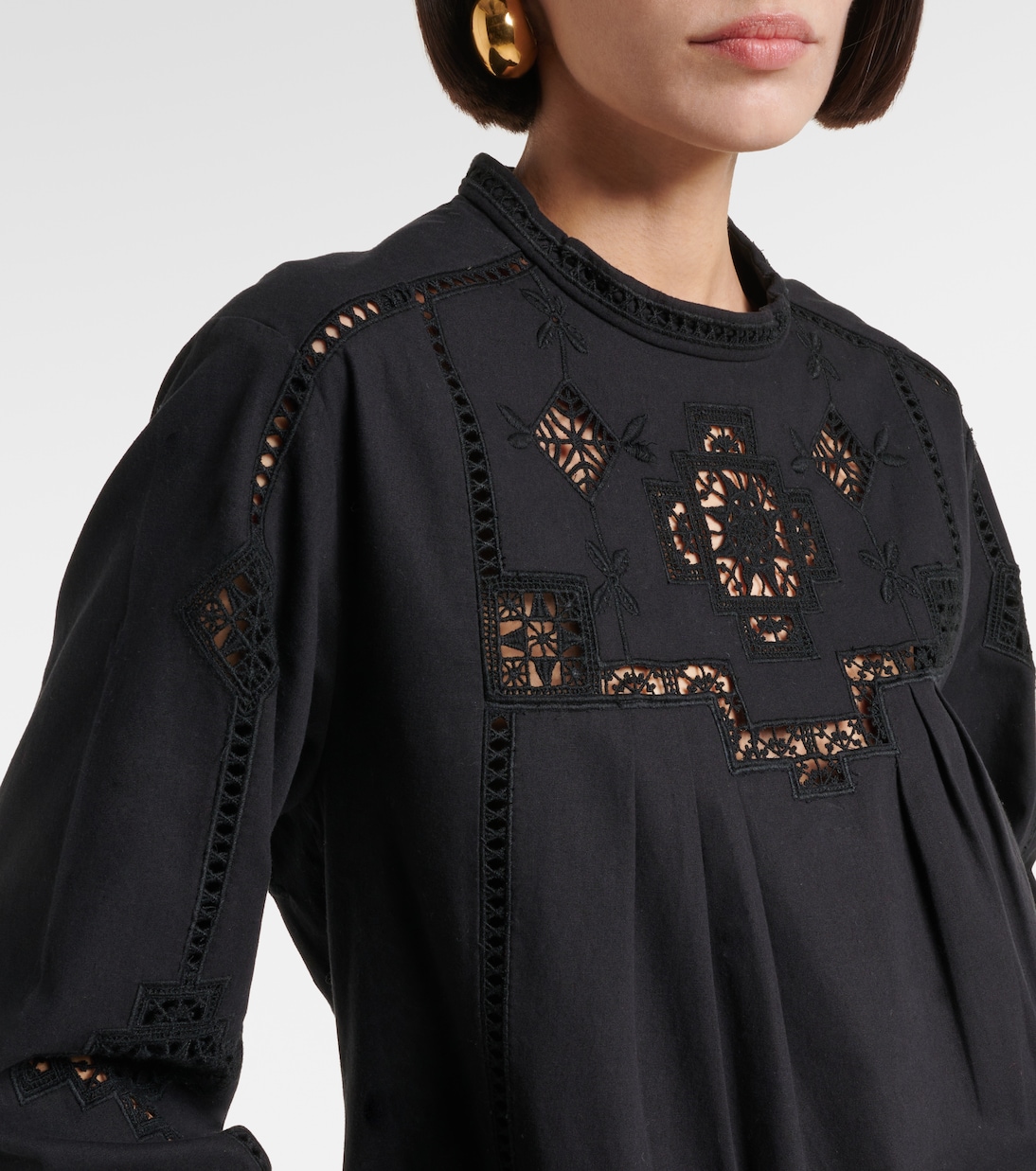 Blusa Severine in macramé di cotone | Isabel Marant