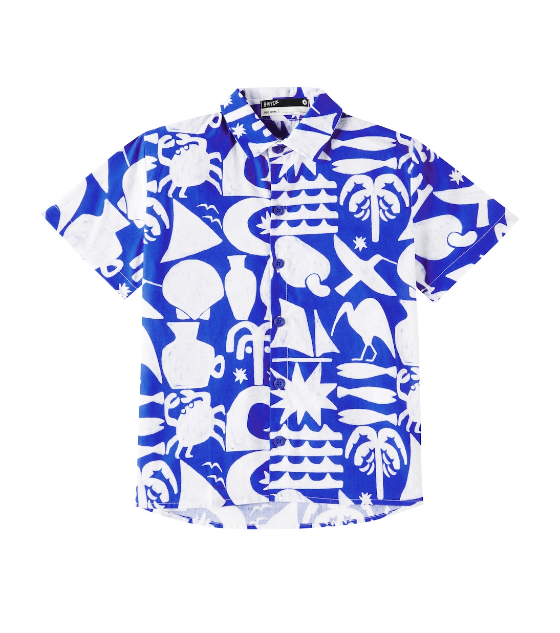 Camicia in cotone con stampa | Fábula