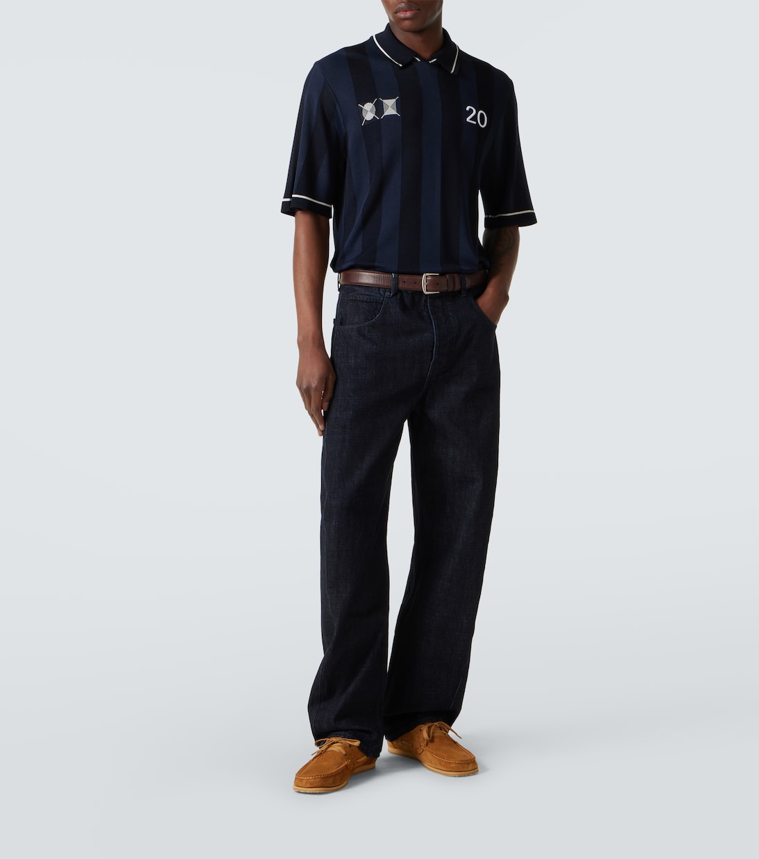 Mocassini Batto in suede stampato | Jacquemus