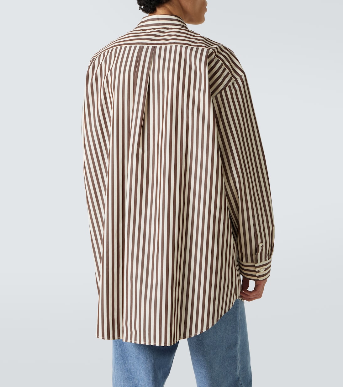 Oversize-Hemd aus Baumwolle | Miu Miu
