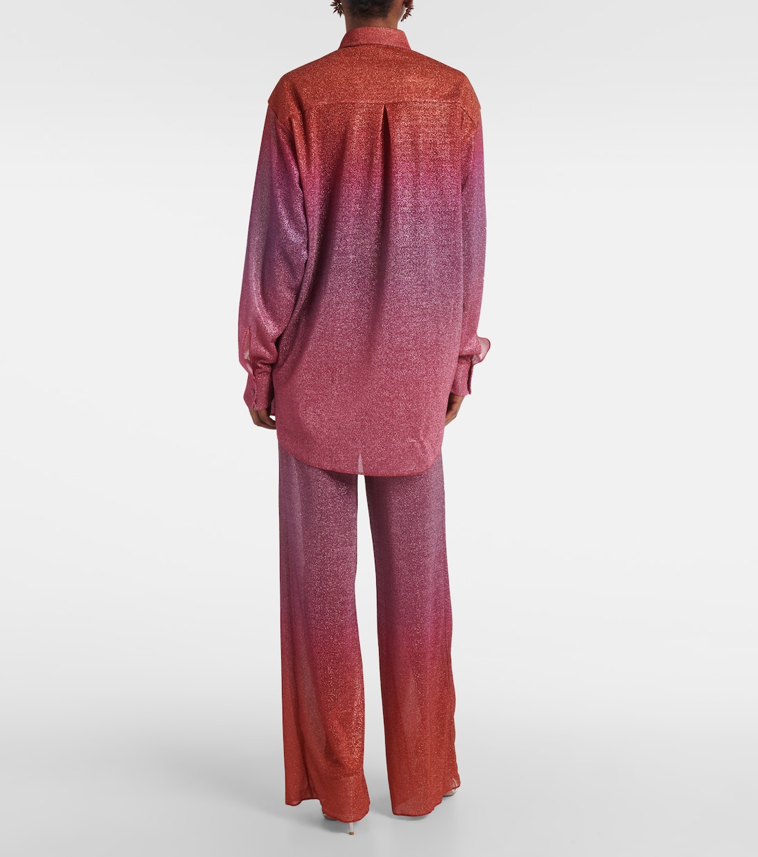 Camicia Lumière in lamé | Oséree