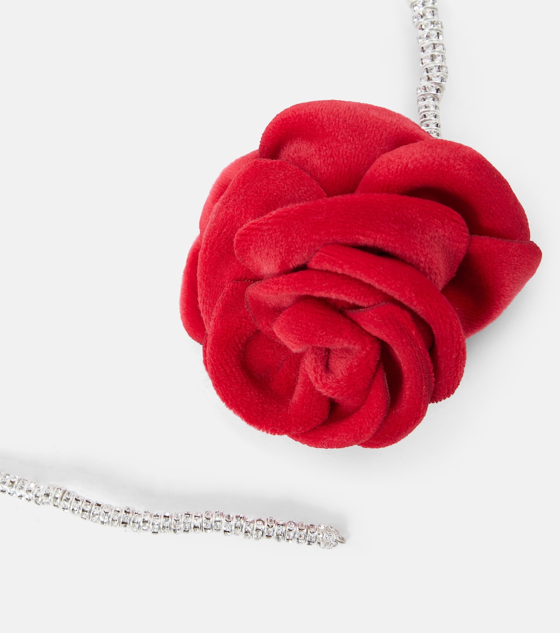 Collana con applicazione floreale | Magda Butrym