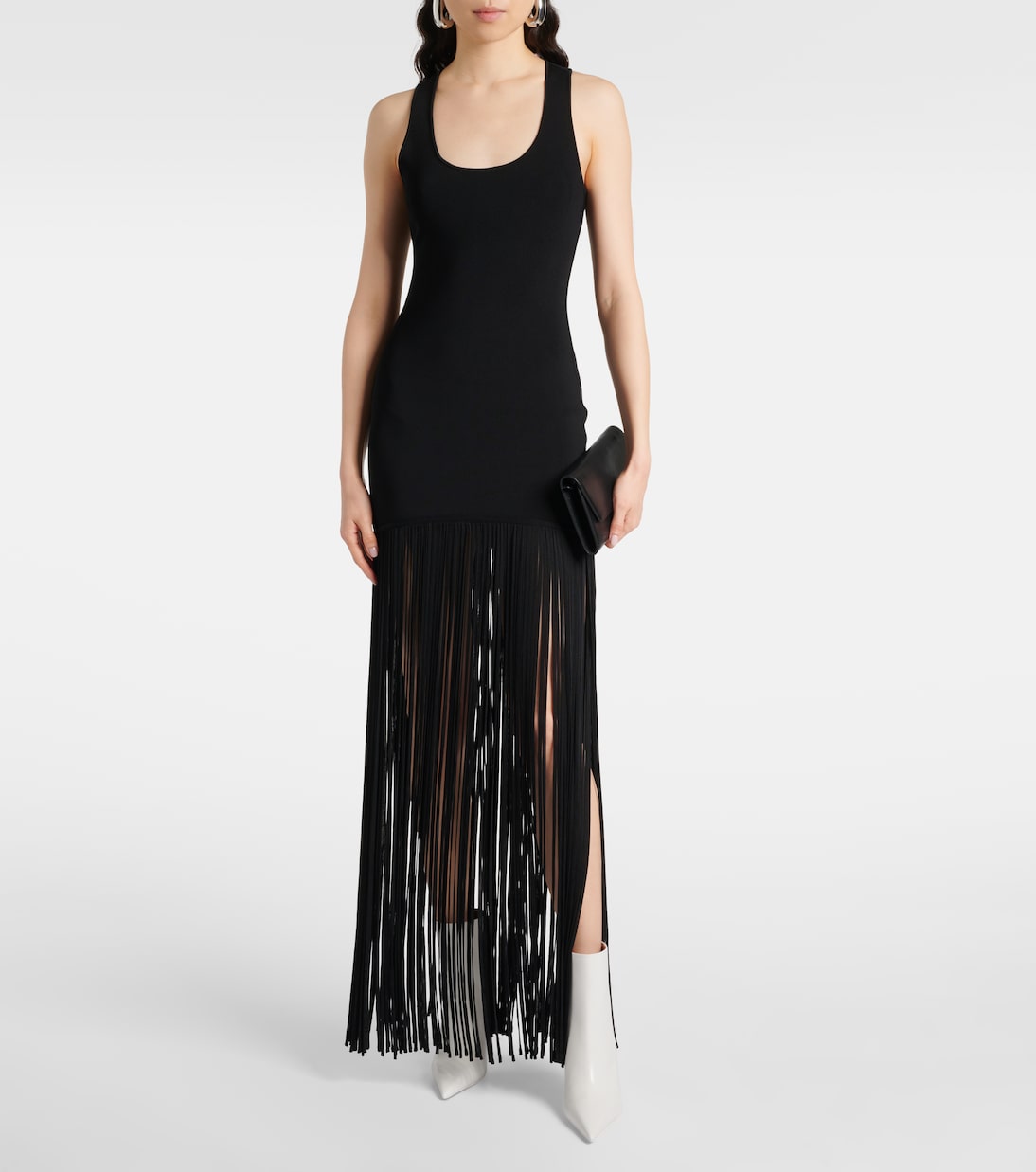 Stivali in pelle Barbara 90 di Amina Muaddi per un look giovane e trendy