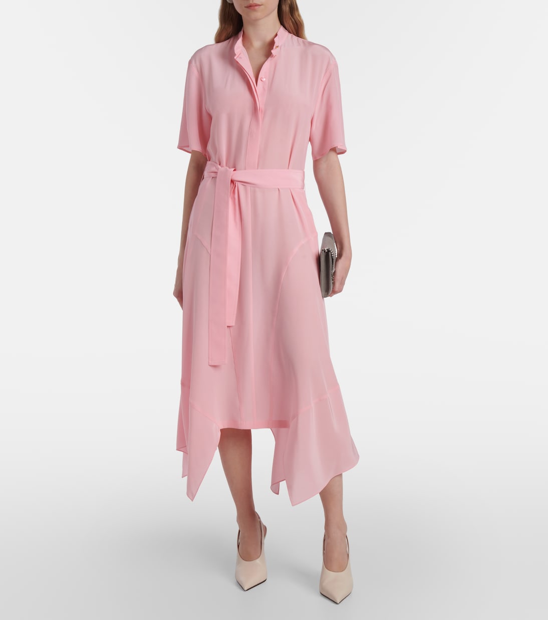 Abito midi Iconic in seta | Stella McCartney