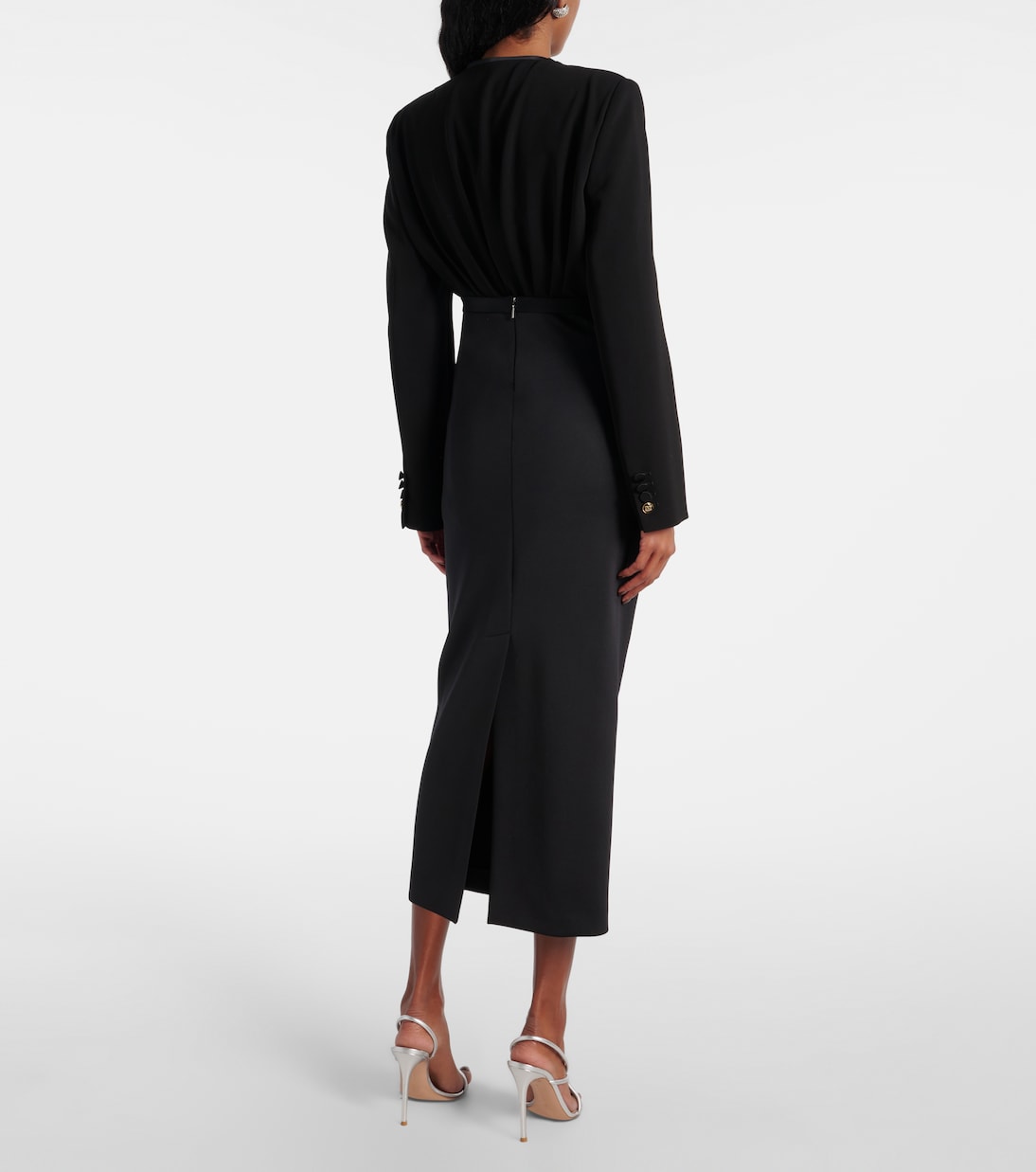High-Rise-Bleistiftrock Charme aus Jersey | Max Mara