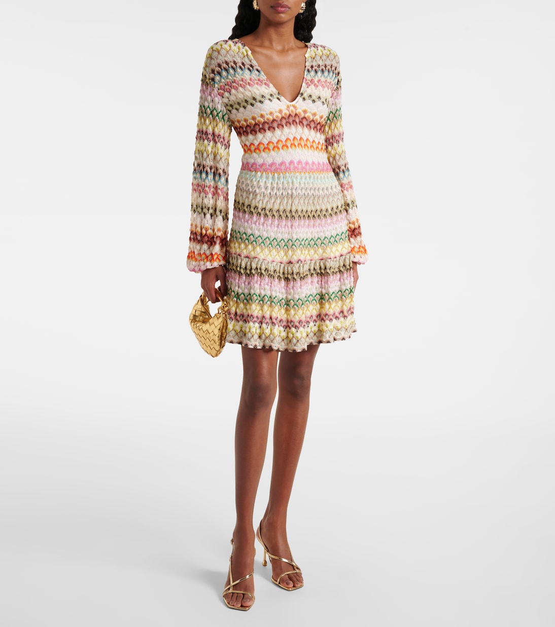 Abito corto in crochet | Missoni