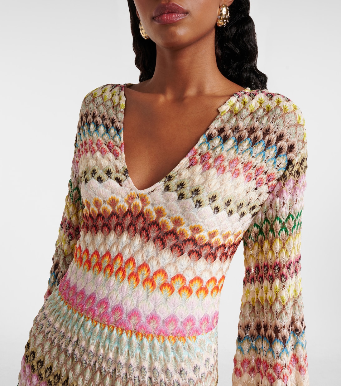 Abito corto in crochet | Missoni