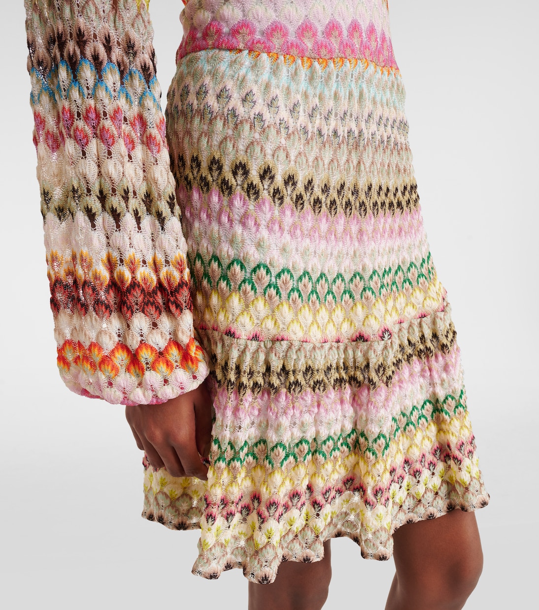 Abito corto in crochet | Missoni