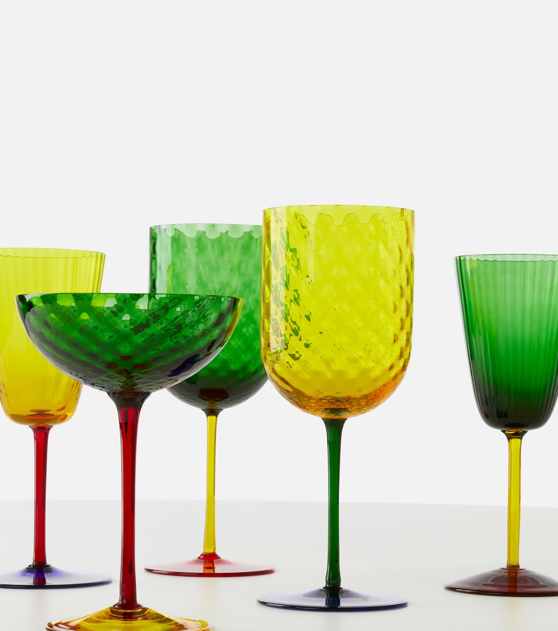 Verre à vin blanc en verre de Murano | Dolce&Gabbana Casa