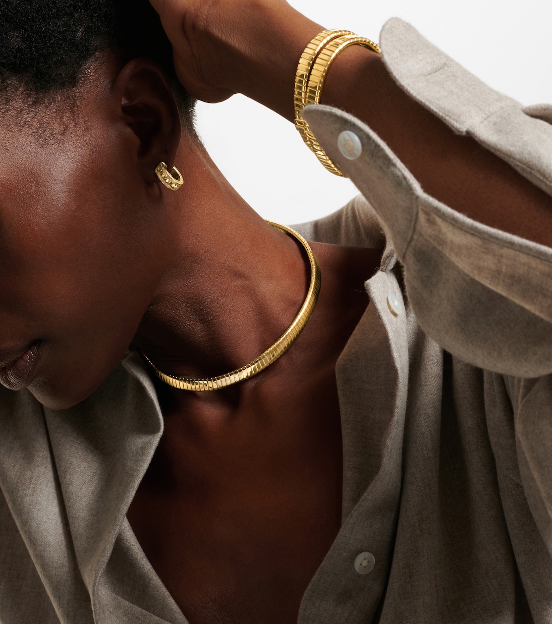 Choker Bvlgari Tubogas en or 18 ct | Bvlgari