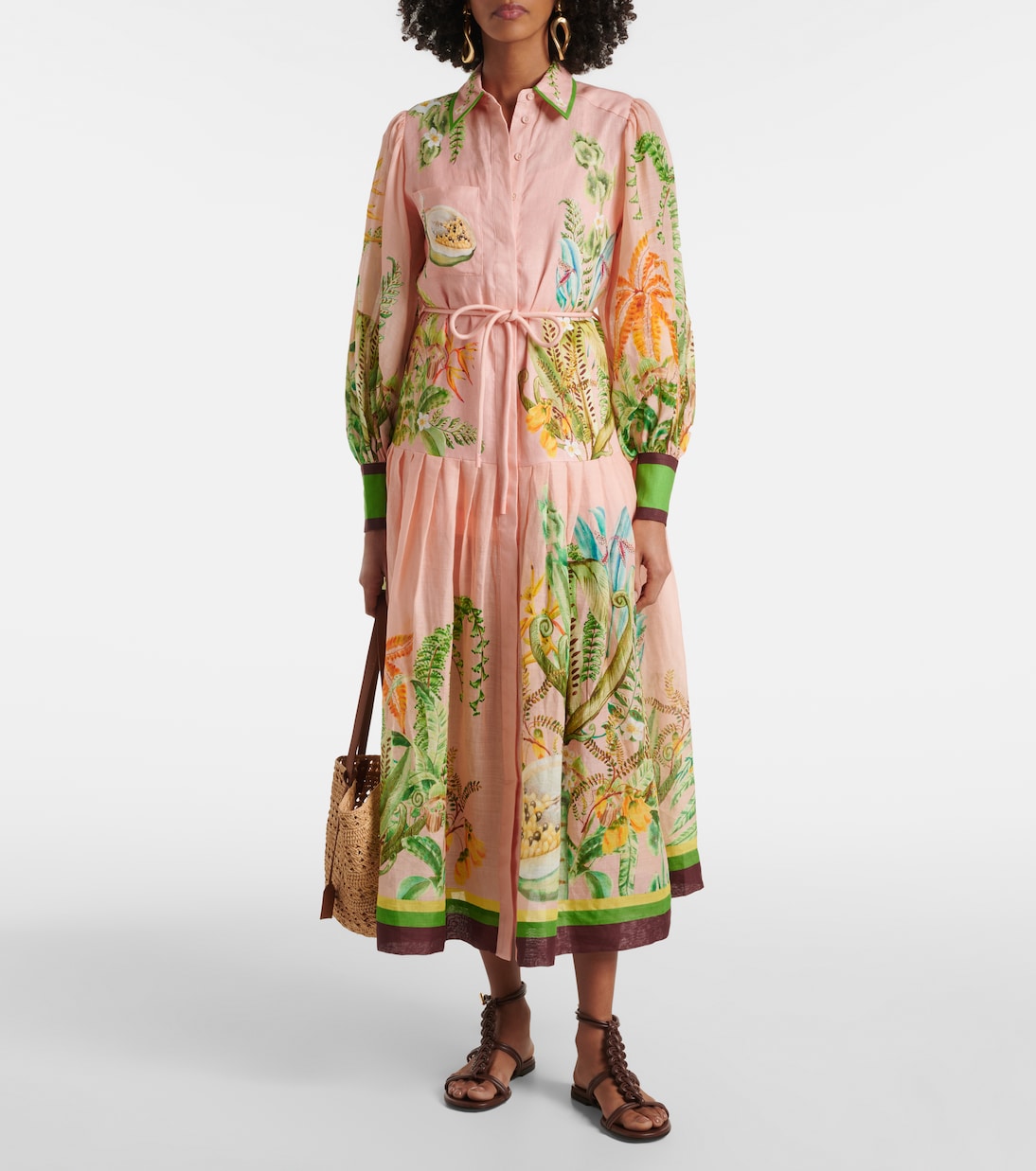 Abito chemisier Papaya in cotone | Alémais