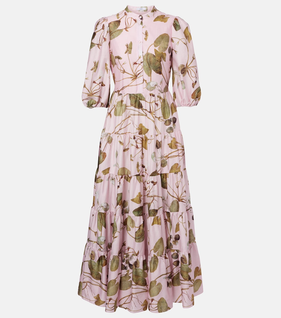 Robe chemise en coton à fleurs | Erdem