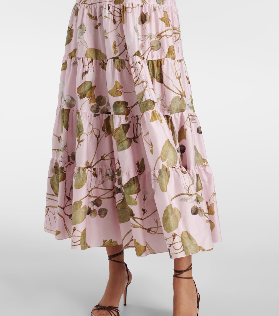 Robe chemise en coton à fleurs | Erdem