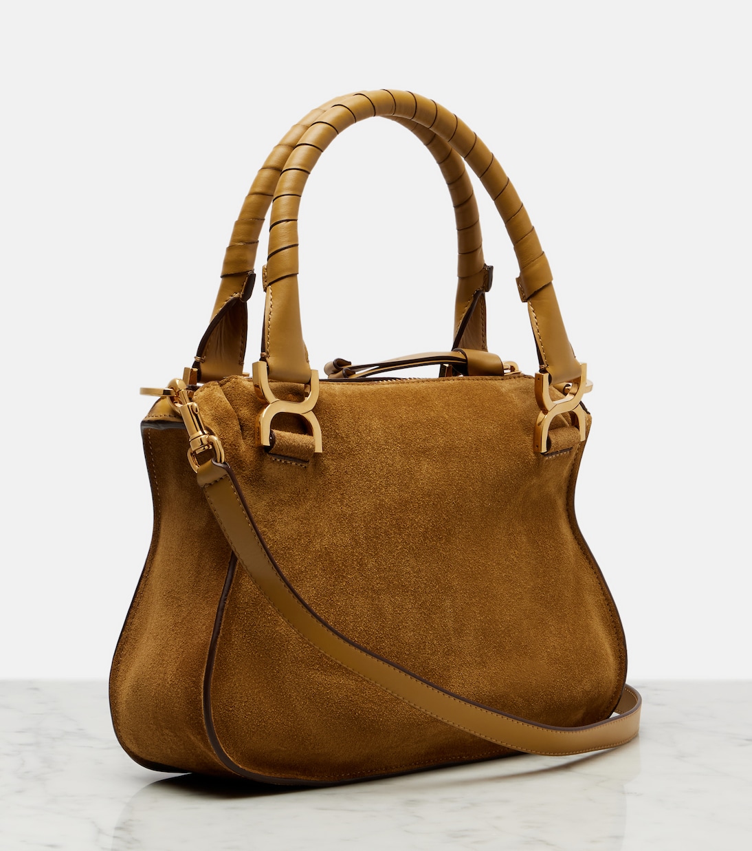 Tote Marcie Small aus Veloursleder | Chloé
