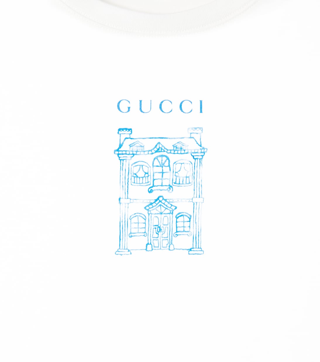 Camiseta en jersey de algodón estampada | Gucci Kids