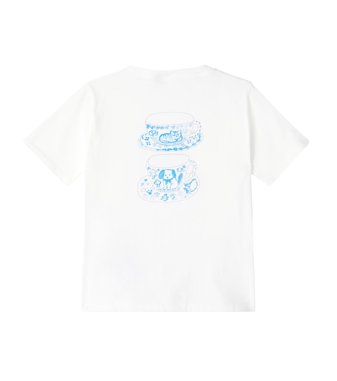 Camiseta en jersey de algodón estampada | Gucci Kids