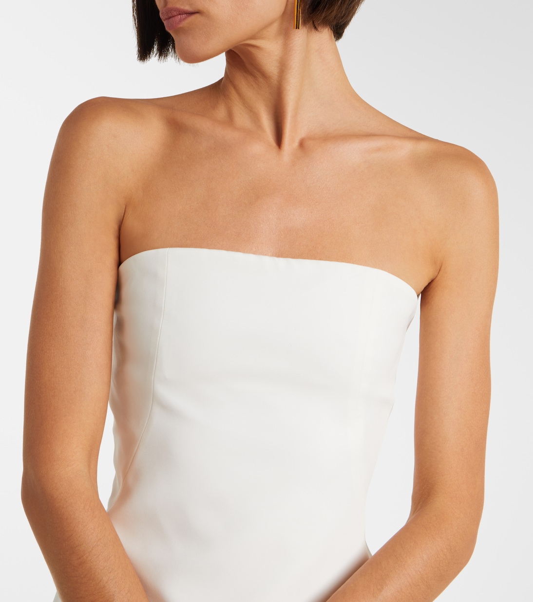 Minikleid aus Crêpe-Jersey mit Kristallen | The Attico