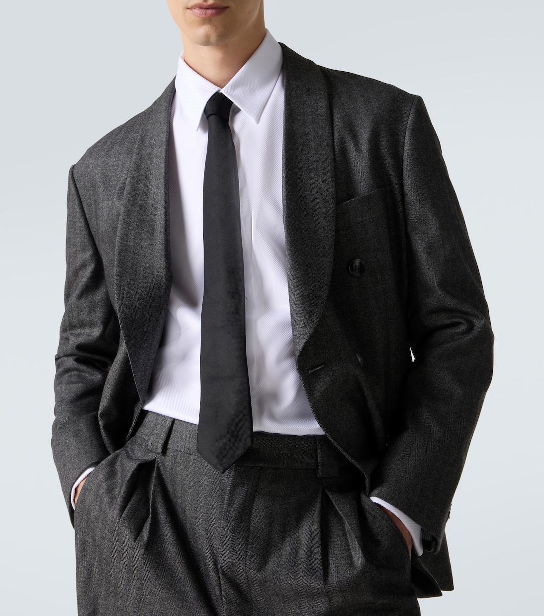 Cotton twill shirt | Giorgio Armani