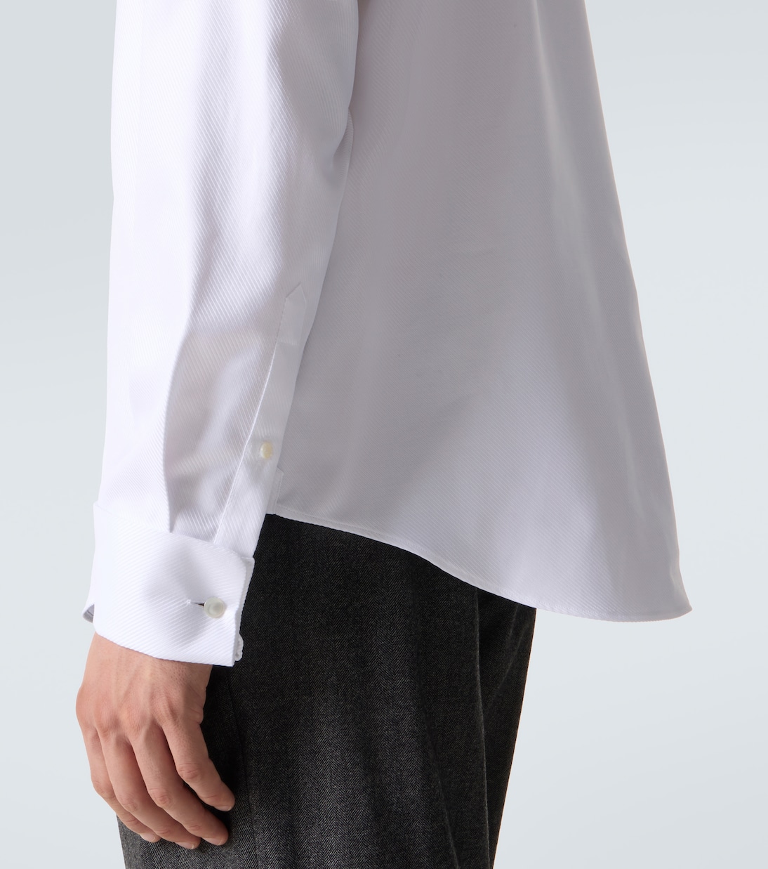 Cotton twill shirt | Giorgio Armani