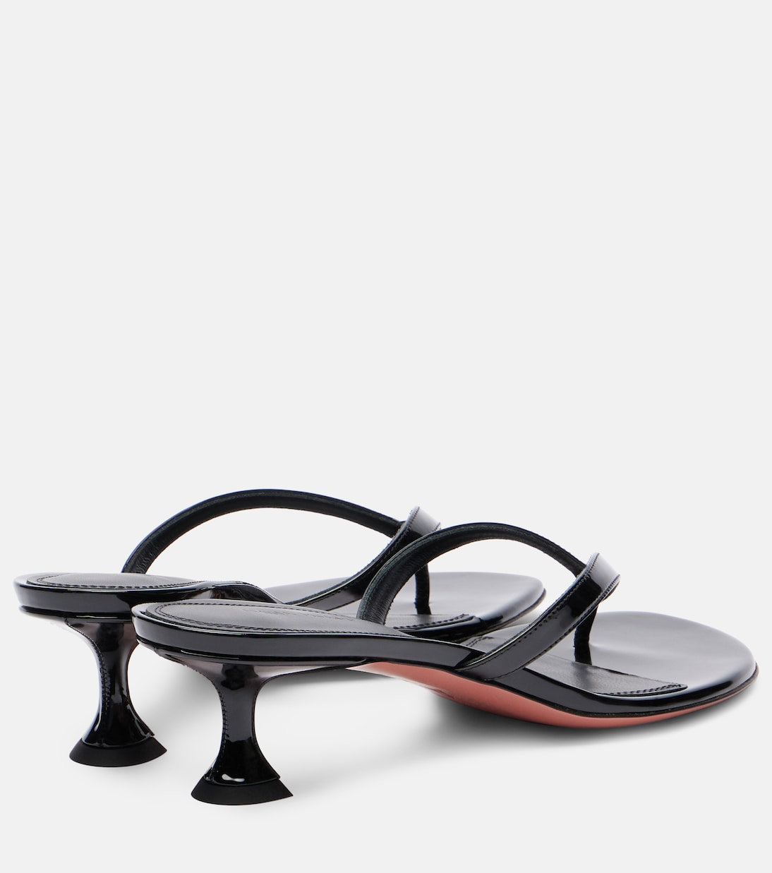 Sandales Juliette 45 en cuir verni | Amina Muaddi