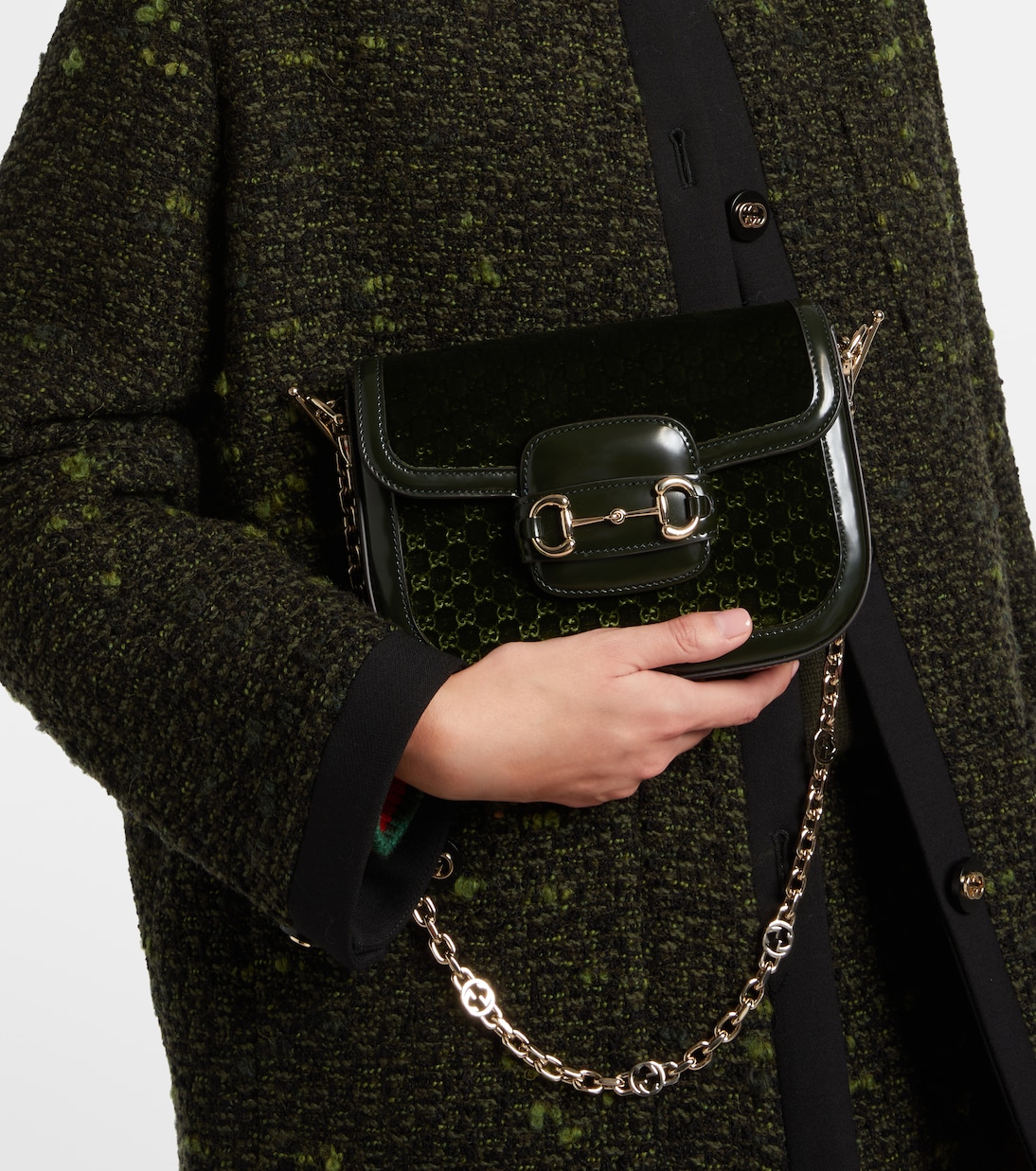 Schultertasche Gucci Horsebit 1955 Small | Gucci