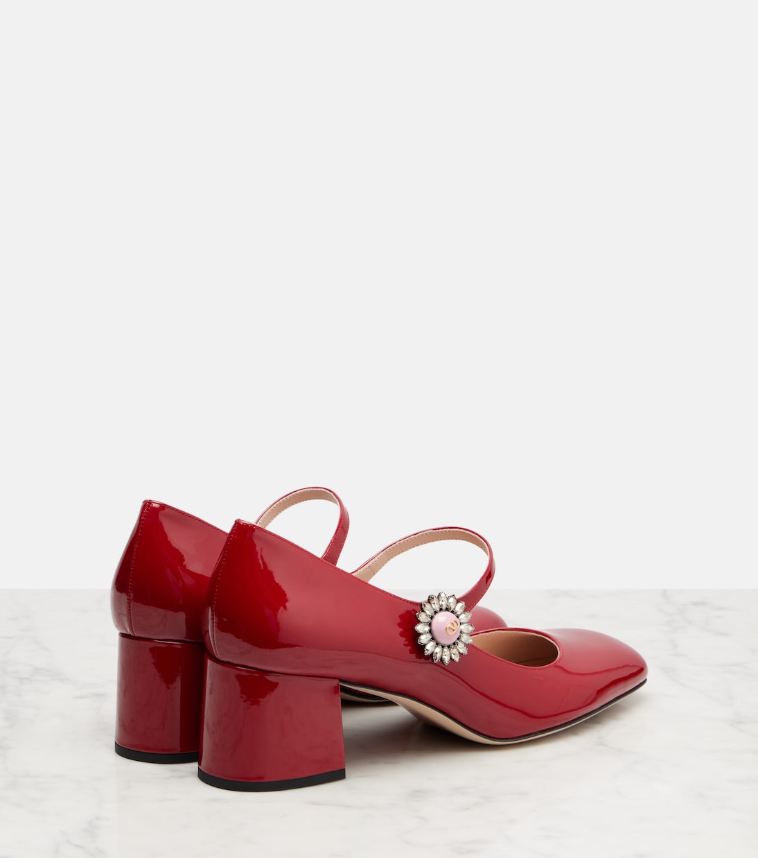 Escarpins Daisy Jewel 55 en cuir | Valentino Garavani