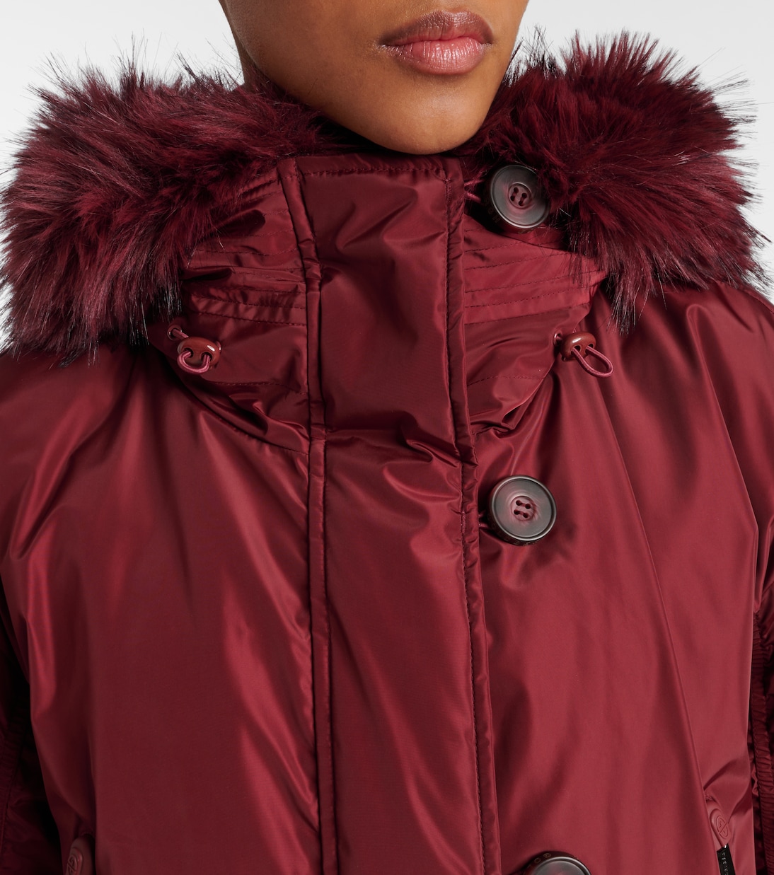 Jeanne faux fur-trimmed ski jacket | Goldbergh