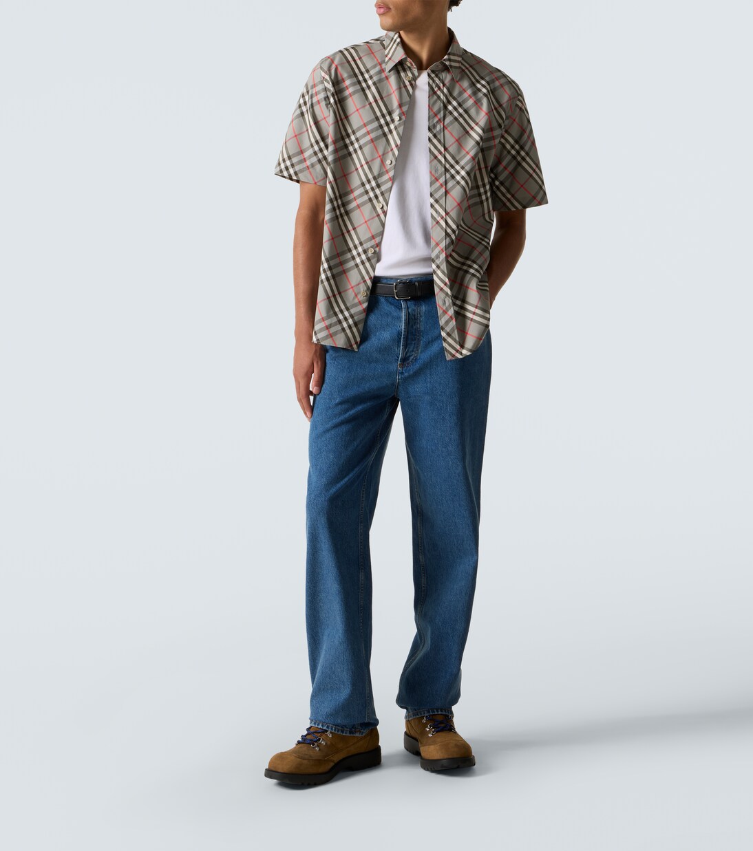 Burberry Check cotton poplin shirt | Burberry
