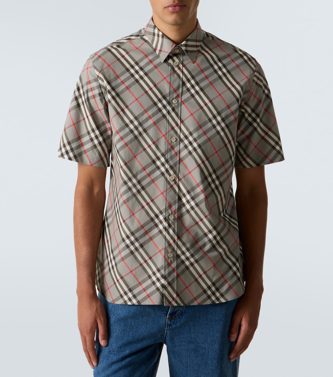 Burberry Check cotton poplin shirt | Burberry