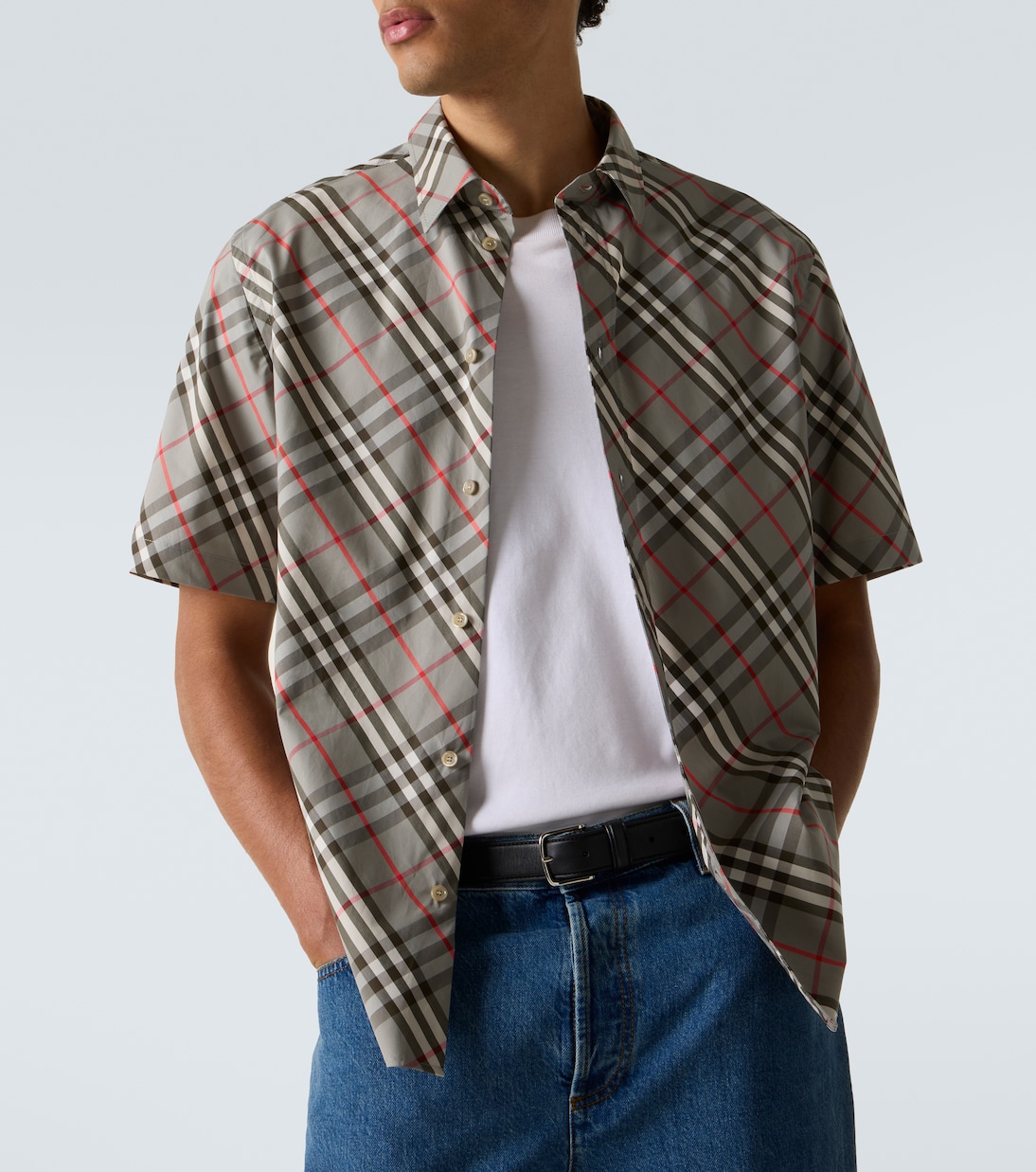 Burberry Check cotton poplin shirt | Burberry
