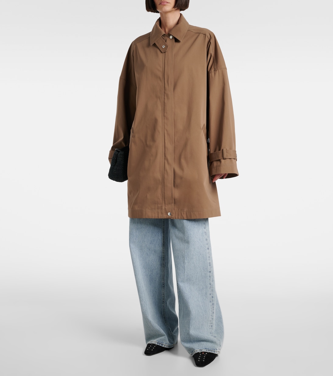 Oversized cotton jacket | Toteme