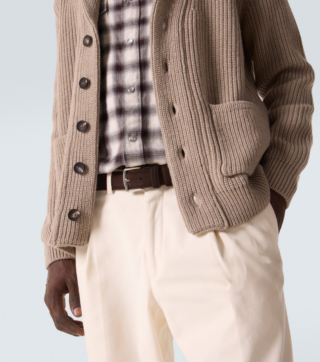 Wool and cashmere cardigan | Thom Sweeney