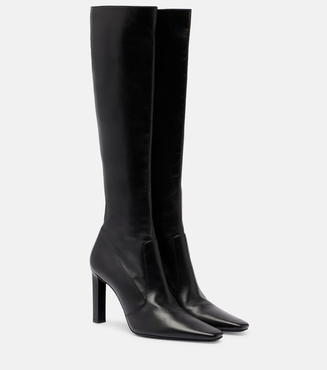 Francoise 95 leather knee-high boots | Saint Laurent